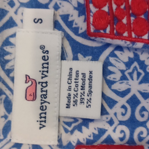 Vineyard Vines Blue/White Design Dress - Picture 6 of 8